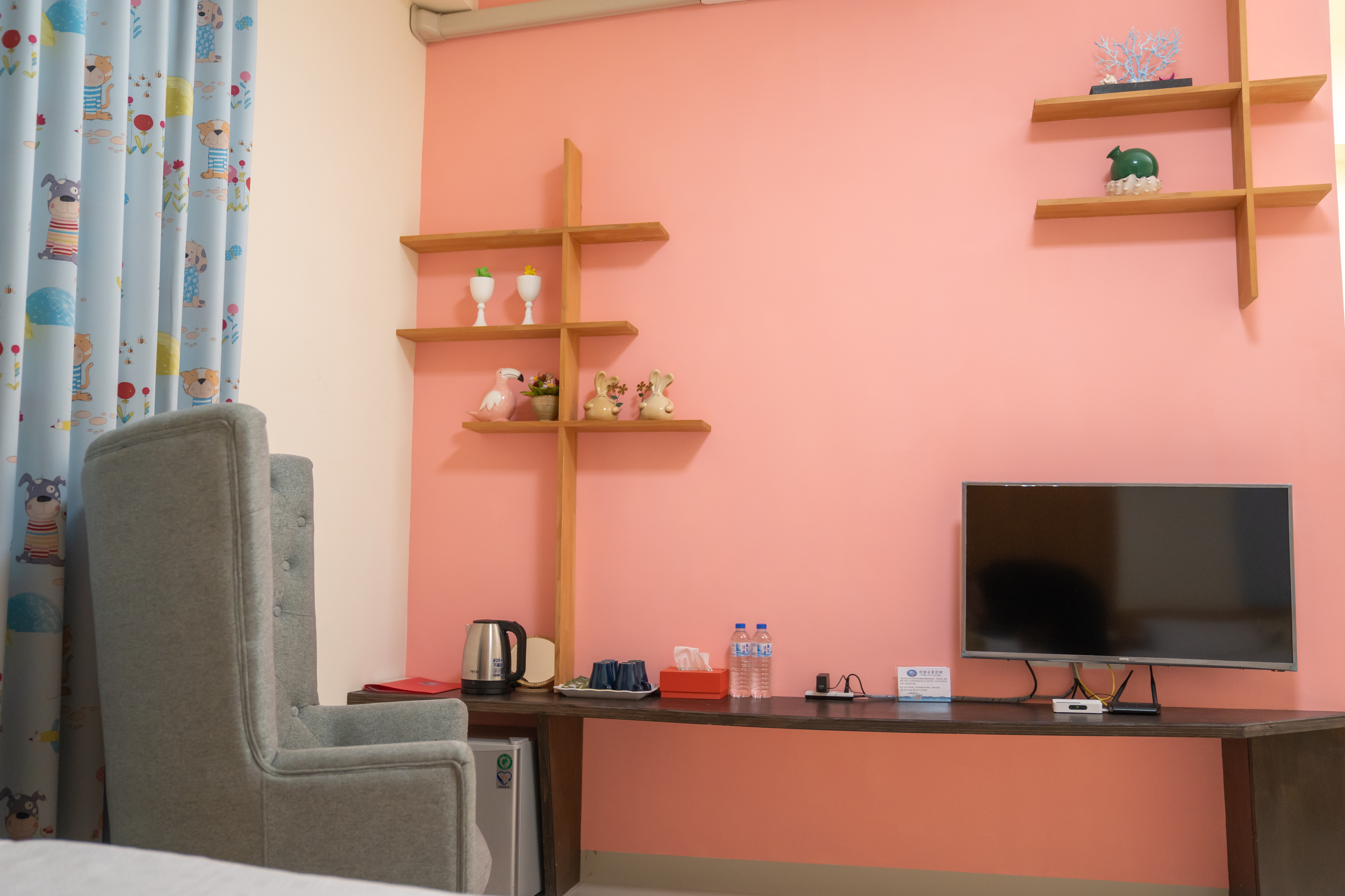 澎湖旅遊-栗梅紅四人房